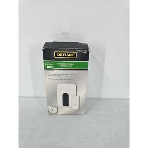 Defiant Wireless Plug-In Doorbell Kit White 150ft Range 3 Tunes 1008626459 NEW
